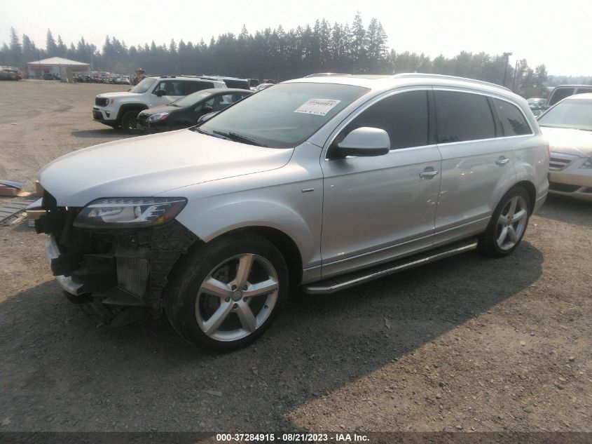 2014 AUDI Q7 3.0L TDI PREMIUM PLUS - WA1LMAFE8ED013342