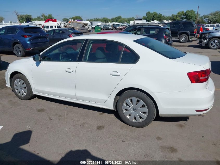 2015 VOLKSWAGEN JETTA SEDAN 2.0L S - 3VW1K7AJ7FM337556