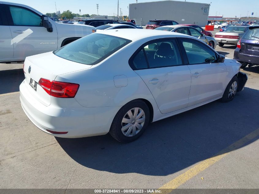 2015 VOLKSWAGEN JETTA SEDAN 2.0L S - 3VW1K7AJ7FM337556