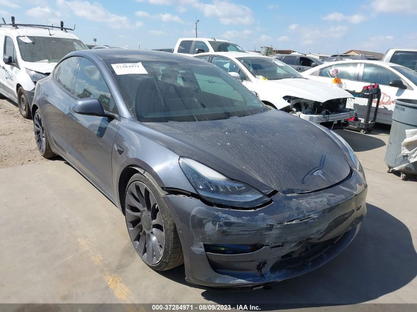 2021 TESLA MODEL 3 PERFORMANCE - 5YJ3E1EC2MF862747