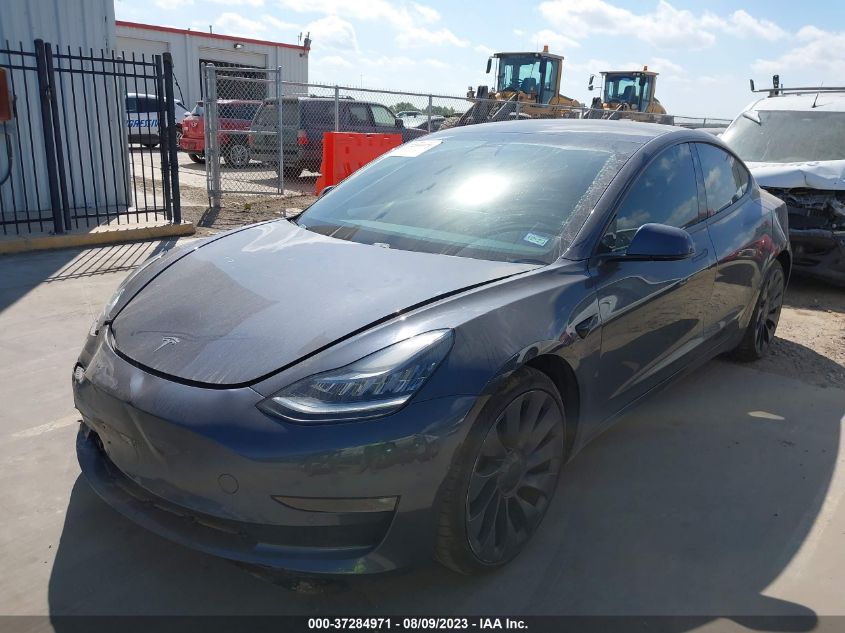 2021 TESLA MODEL 3 PERFORMANCE - 5YJ3E1EC2MF862747