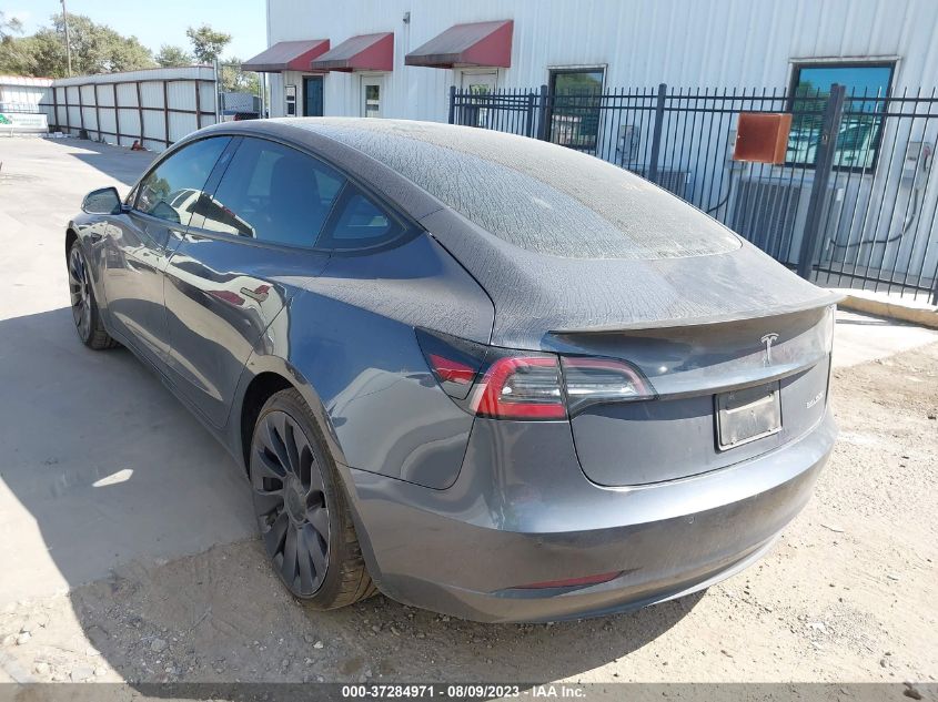 2021 TESLA MODEL 3 PERFORMANCE - 5YJ3E1EC2MF862747
