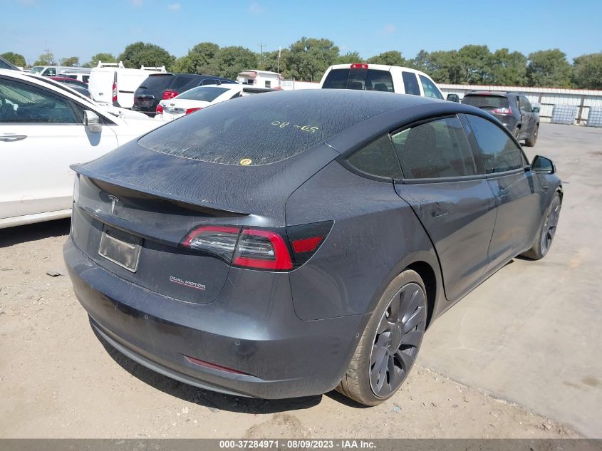 2021 TESLA MODEL 3 PERFORMANCE - 5YJ3E1EC2MF862747