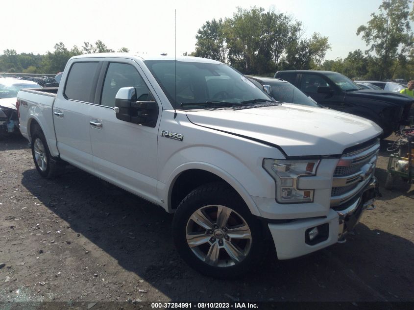 2015 FORD F-150 PLATINUM - 1FTEW1EF9FFB21669