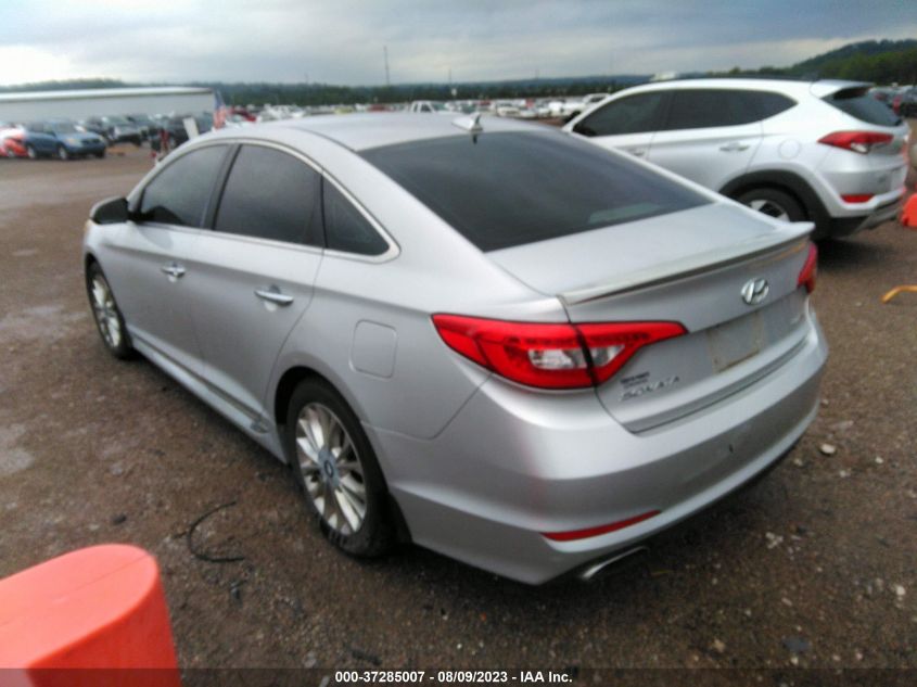 2015 HYUNDAI SONATA 2.4L LIMITED - 5NPE34AFXFH194104