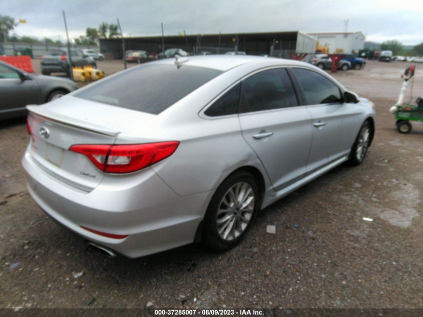 2015 HYUNDAI SONATA 2.4L LIMITED - 5NPE34AFXFH194104