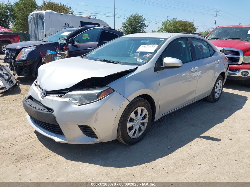 2015 TOYOTA COROLLA L/LE/S/S PLUS/LE PLUS - 2T1BURHE1FC315048