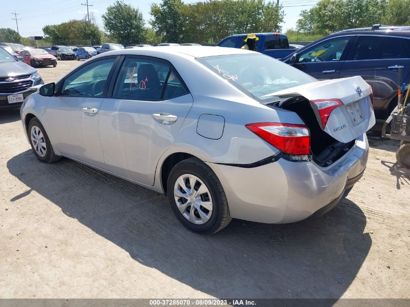 2015 TOYOTA COROLLA L/LE/S/S PLUS/LE PLUS - 2T1BURHE1FC315048