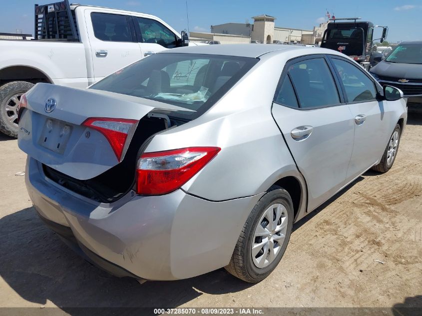 2015 TOYOTA COROLLA L/LE/S/S PLUS/LE PLUS - 2T1BURHE1FC315048