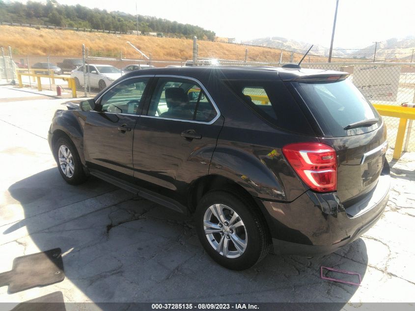 2016 CHEVROLET EQUINOX LS - 2GNALBEK1G6238630