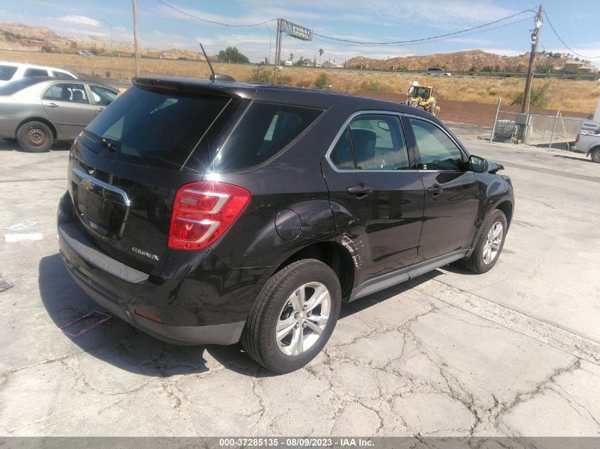 2016 CHEVROLET EQUINOX LS - 2GNALBEK1G6238630