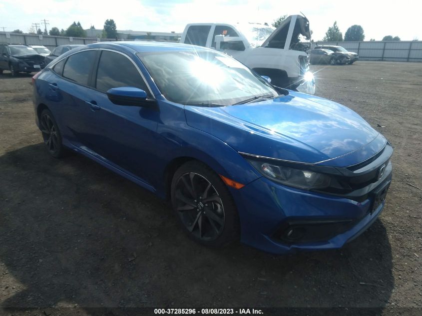 2019 HONDA CIVIC SEDAN SPORT - 2HGFC2F80KH606487