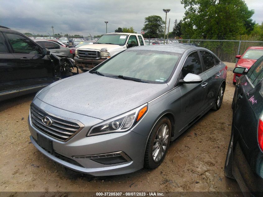 2015 HYUNDAI SONATA 2.4L LIMITED - 5NPE34AF8FH102049