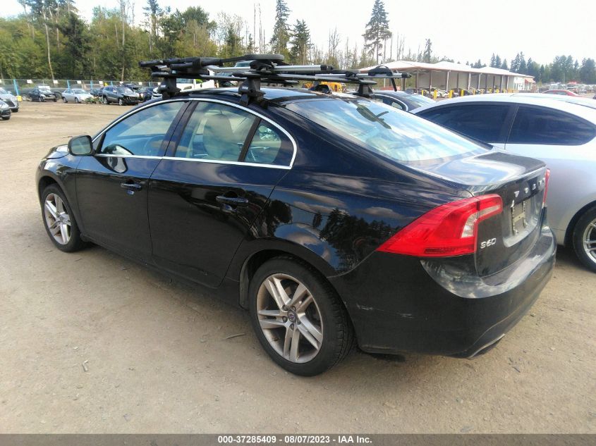 2014 VOLVO S60 T5 - YV1612FS6E2277267