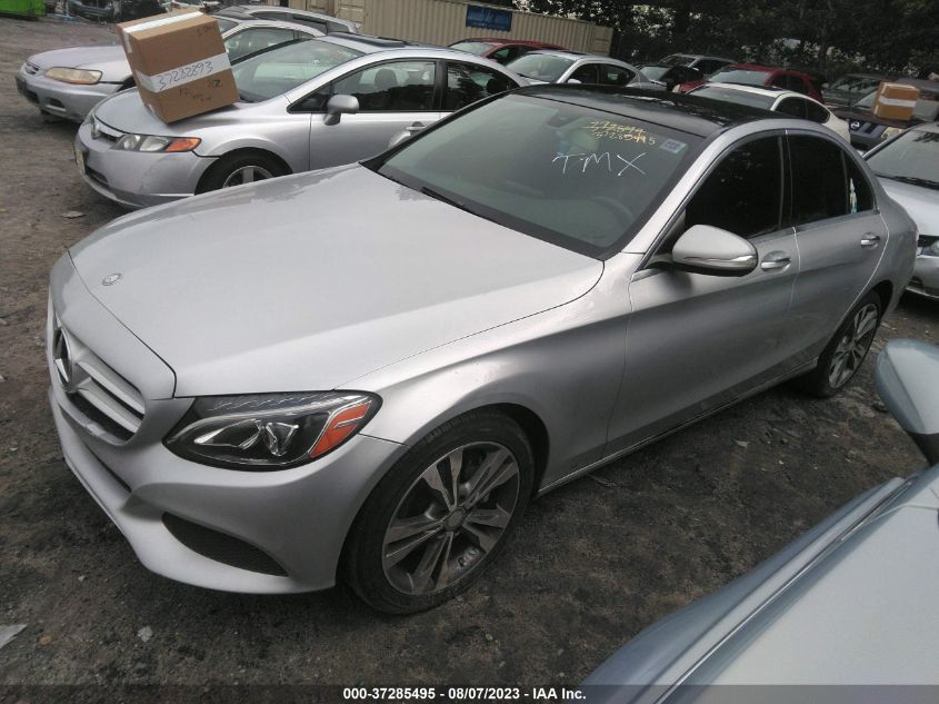 55SWF4KB3FU036241 2015 MERCEDES-BENZ C-CLASS, photo no. 2