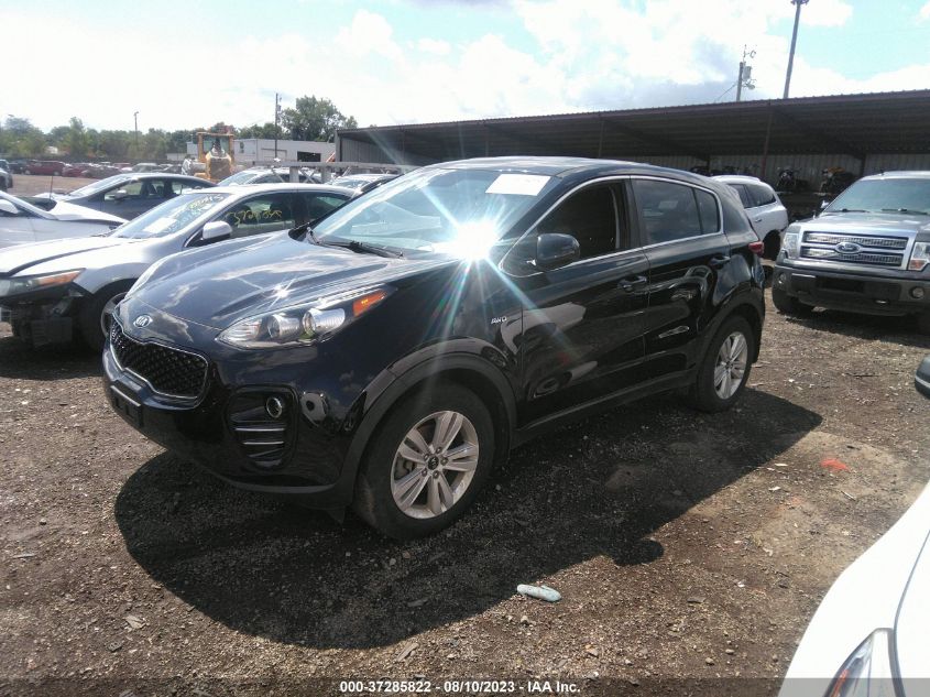 2018 KIA SPORTAGE LX - KNDPMCAC3J7458881