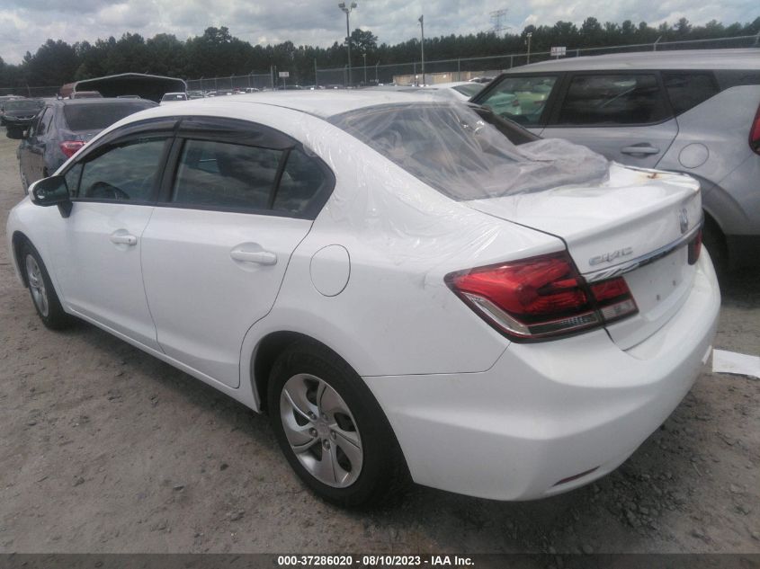 2015 HONDA CIVIC SEDAN LX - 19XFB2F50FE075820