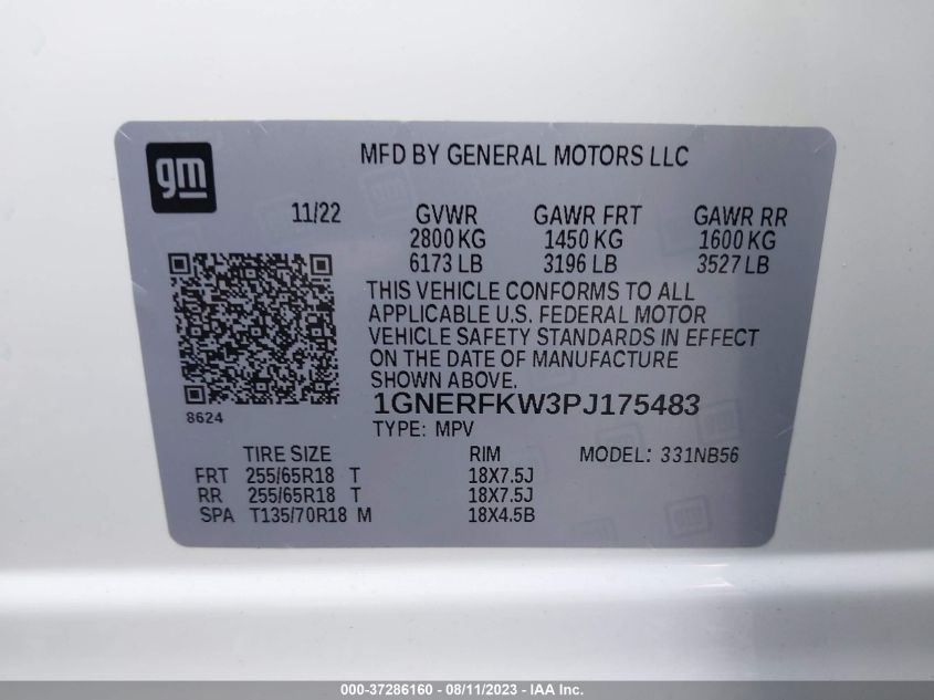 2023 CHEVROLET TRAVERSE LS - 1GNERFKW3PJ175483