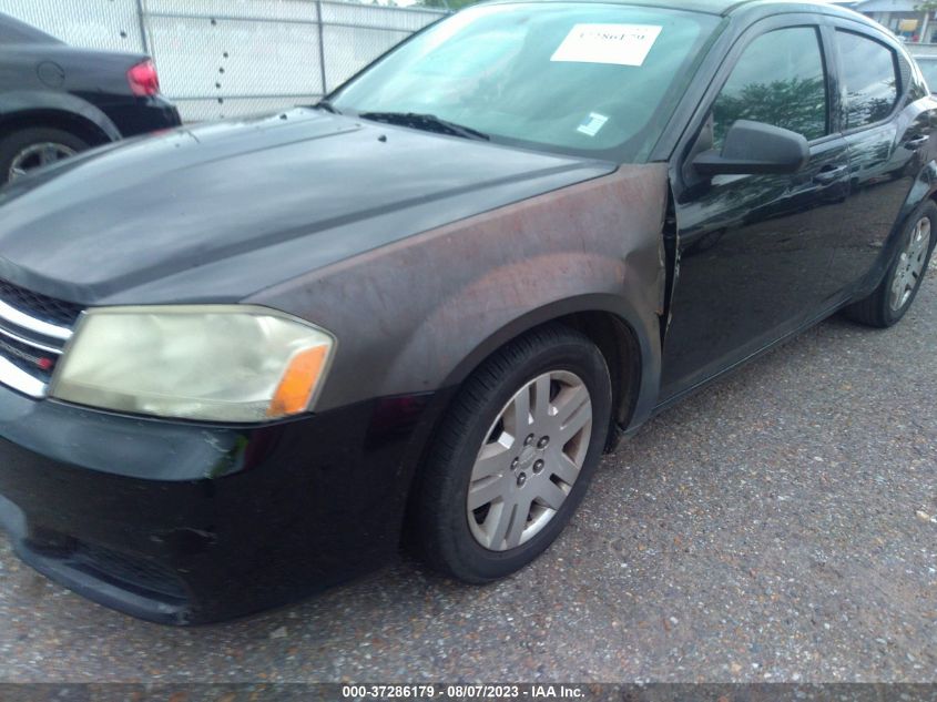 2013 DODGE AVENGER SE - 1C3CDZAB7DN754452