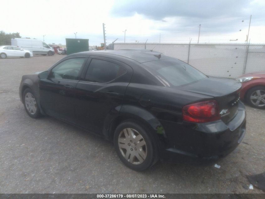 2013 DODGE AVENGER SE - 1C3CDZAB7DN754452