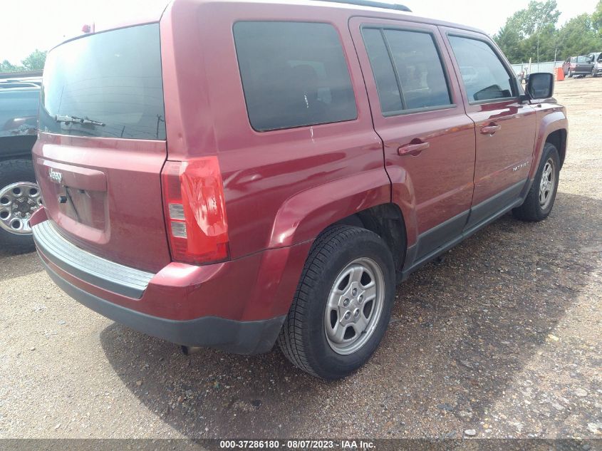 2015 JEEP PATRIOT SPORT - 1C4NJPBA9FD333879