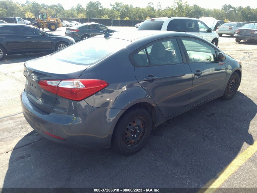 2016 KIA FORTE LX - KNAFK4A68G5570028