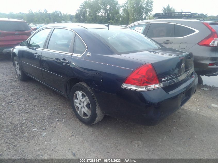 2G1WB58K981317792 | 2008 CHEVROLET IMPALA