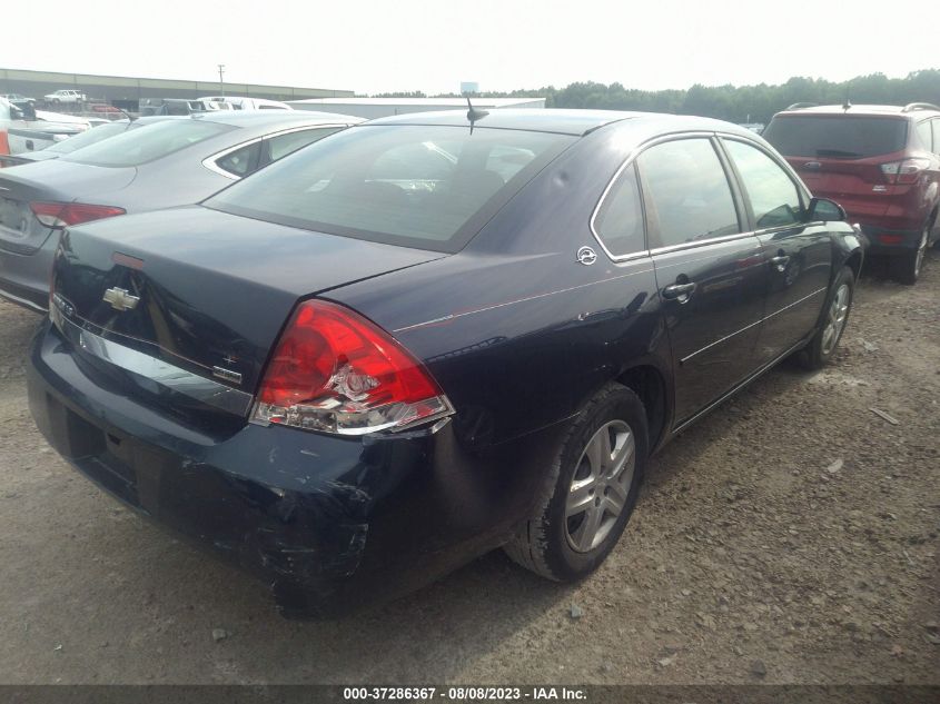 2G1WB58K981317792 | 2008 CHEVROLET IMPALA