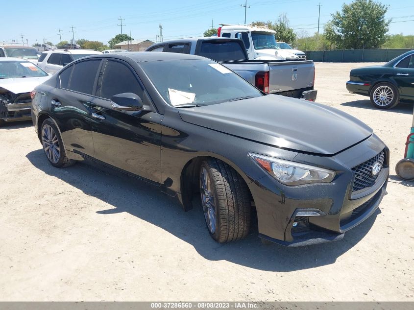 JN1FV7DR7PM590510 Infiniti Q50 RED SPORT 400