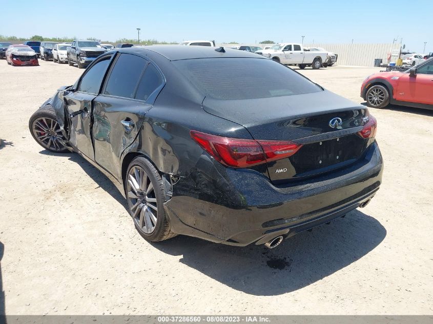 JN1FV7DR7PM590510 Infiniti Q50 RED SPORT 400 3