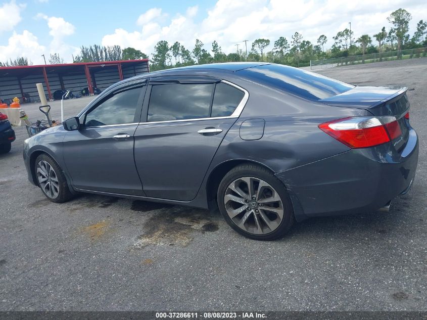 2014 HONDA ACCORD SEDAN SPORT - 1HGCR2F58EA028097