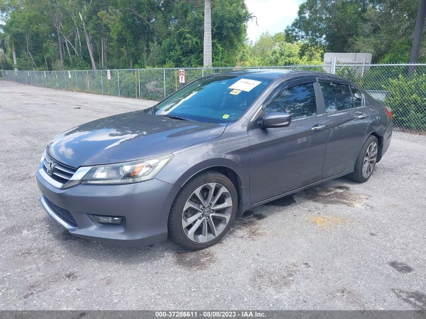 2014 HONDA ACCORD SEDAN SPORT - 1HGCR2F58EA028097