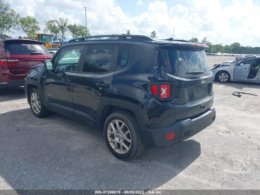 VIN ZACNJABB9KPJ84159 2019 JEEP RENEGADE LATITUDE