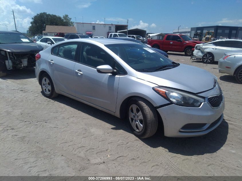 2015 KIA FORTE LX - KNAFK4A64F5404183