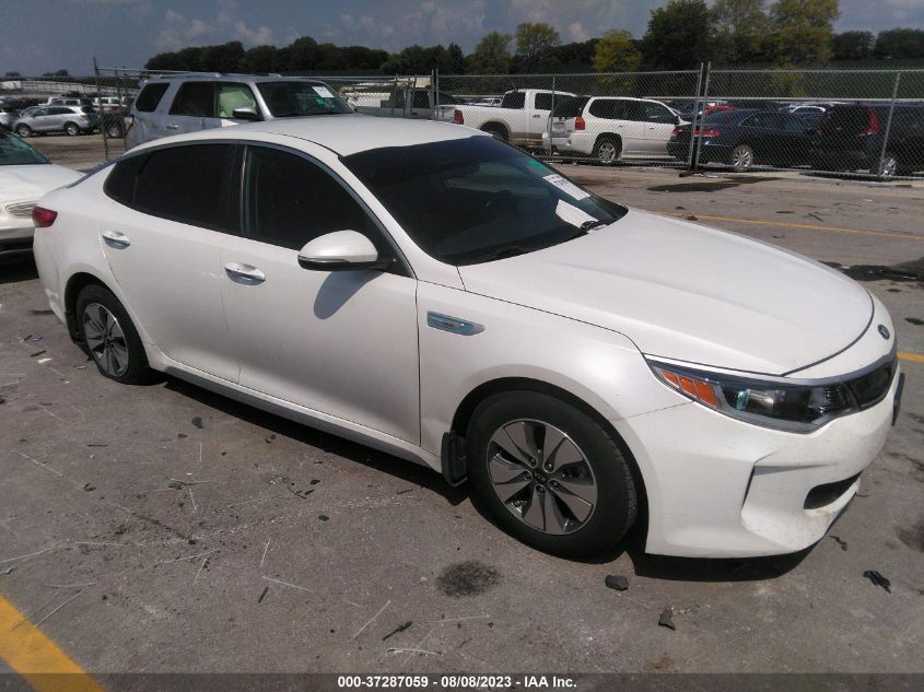 2017 KIA OPTIMA HYBRID BASE - KNAGT4LE6H5012282