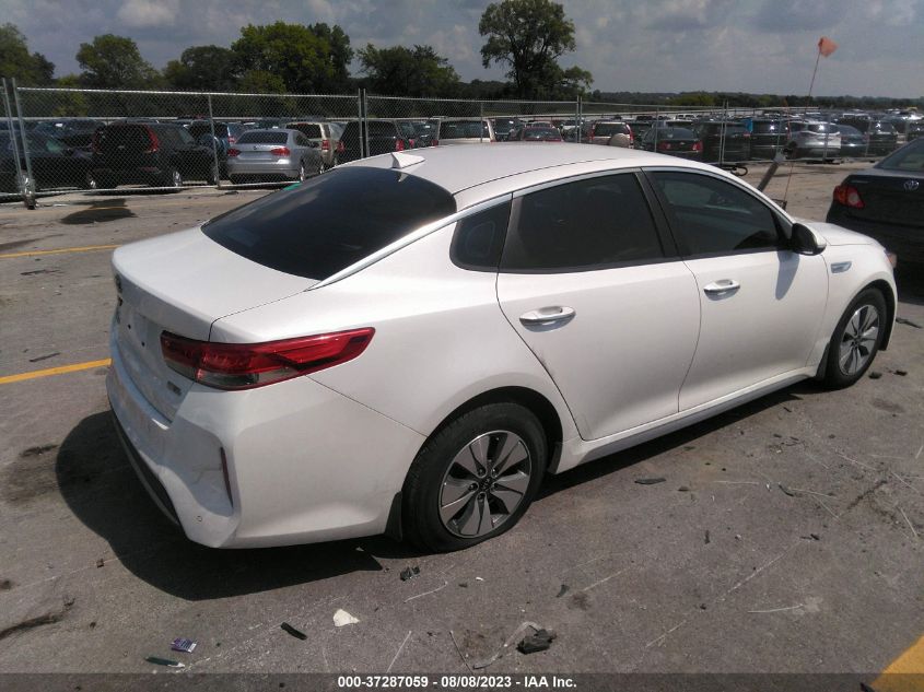 2017 KIA OPTIMA HYBRID BASE - KNAGT4LE6H5012282