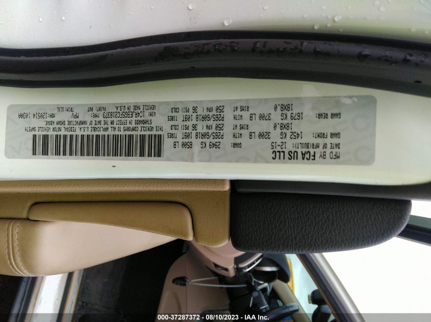 2015 JEEP GRAND CHEROKEE LIMITED - 1C4RJEBG5FC218373