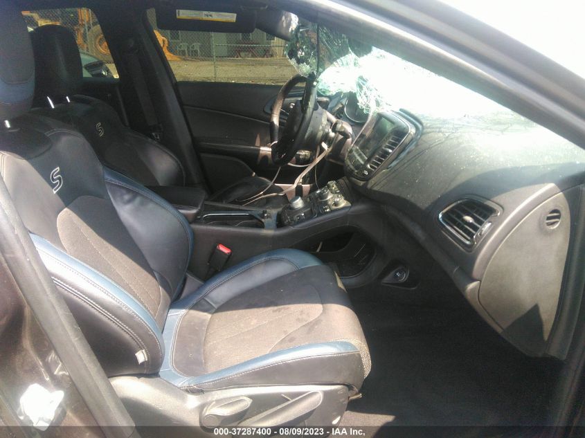 2015 CHRYSLER 200 S - 1C3CCCDGXFN540825
