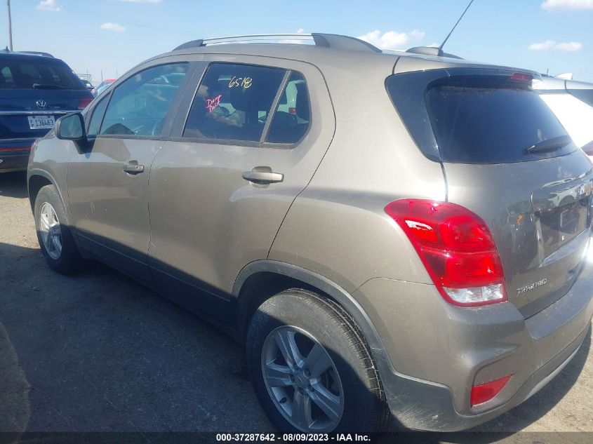 2021 CHEVROLET TRAX LT - KL7CJPSB9MB322497