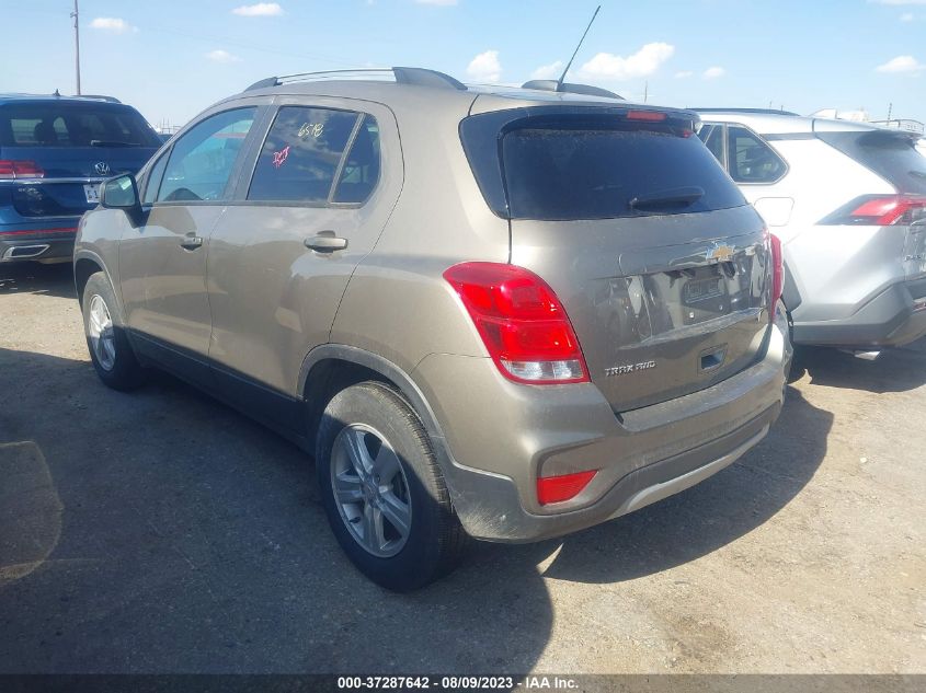 2021 CHEVROLET TRAX LT - KL7CJPSB9MB322497