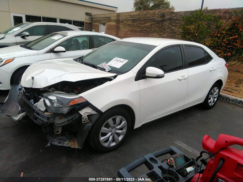 2014 TOYOTA COROLLA L/LE/S/S PLUS/LE PLUS - 5YFBURHE4EP125131