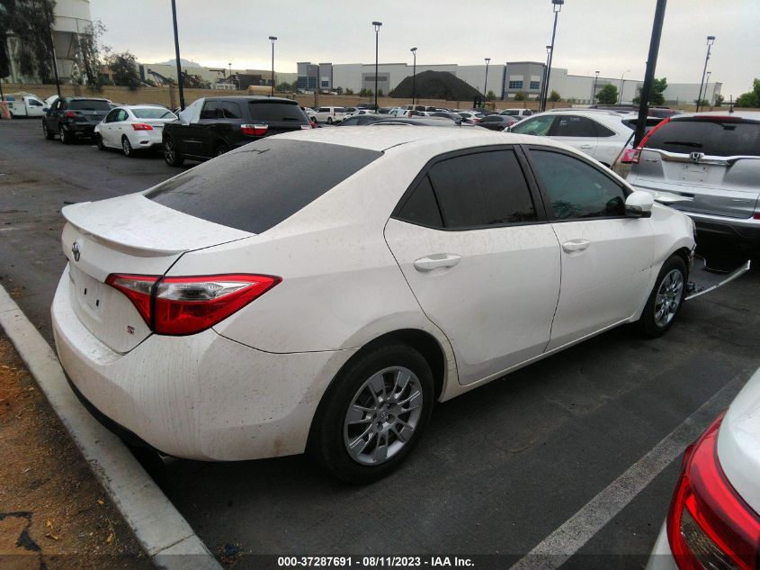 2014 TOYOTA COROLLA L/LE/S/S PLUS/LE PLUS - 5YFBURHE4EP125131