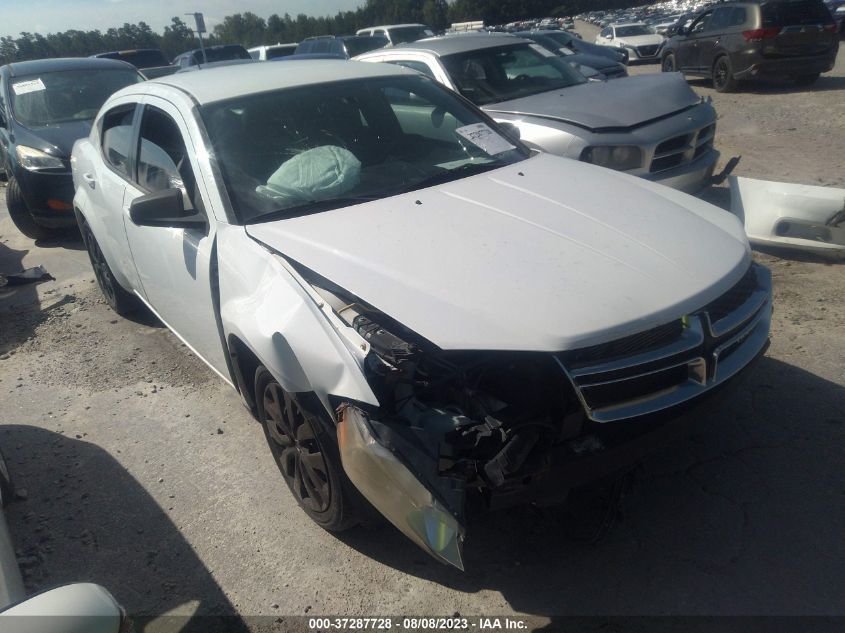 2013 DODGE AVENGER SE - 1C3CDZAB2DN711010