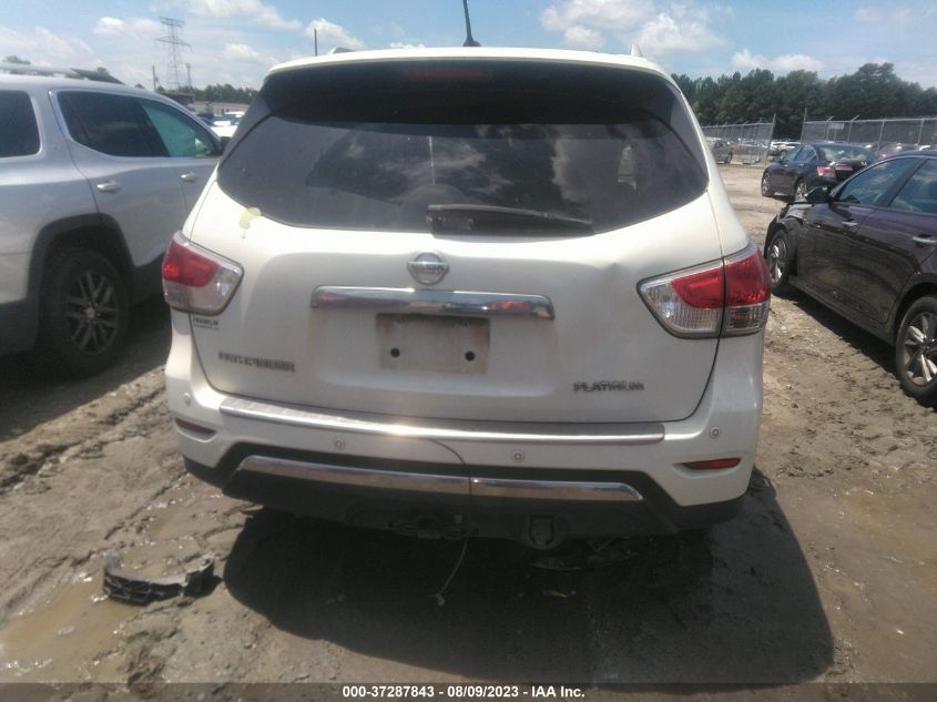 2015 NISSAN PATHFINDER PLATINUM - 5N1AR2MN4FC675719