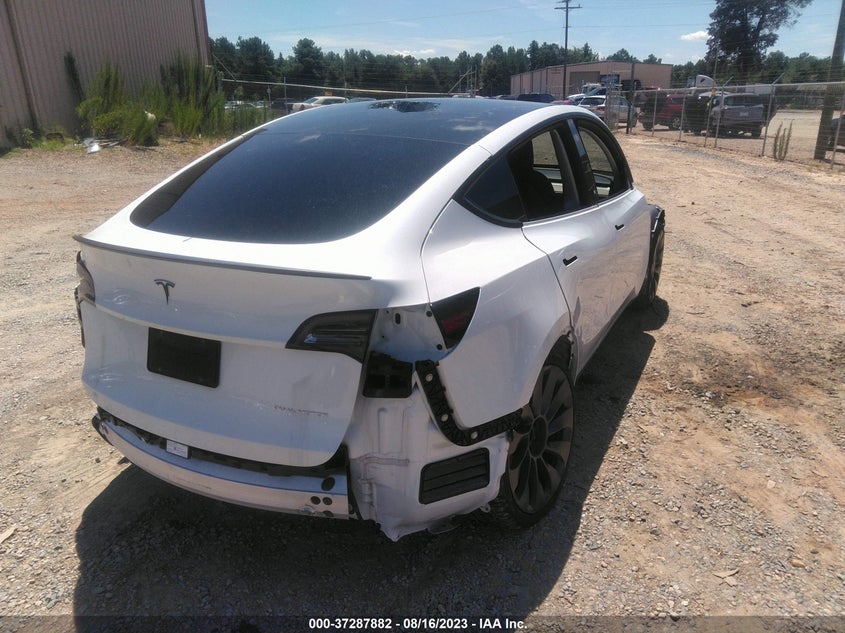 VIN 7SAYGDEE7NF315674 2022 TESLA MODEL Y