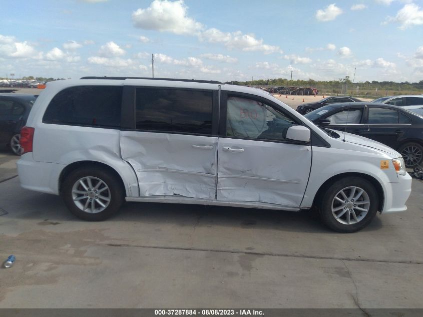 2016 DODGE GRAND CARAVAN SXT - 2C4RDGCG0GR329357