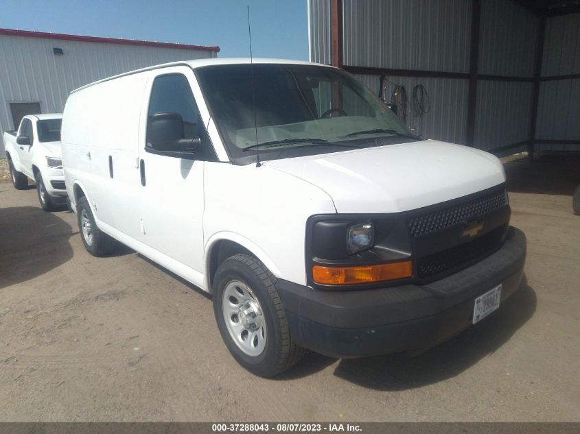 2014 CHEVROLET EXPRESS CARGO VAN - 1GCSGAFX1E1187913