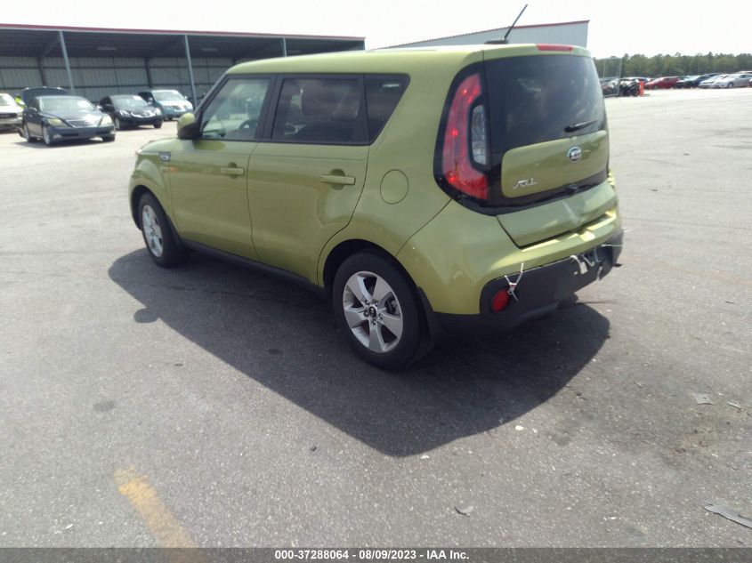 2019 KIA SOUL BASE - KNDJN2A25K7916734