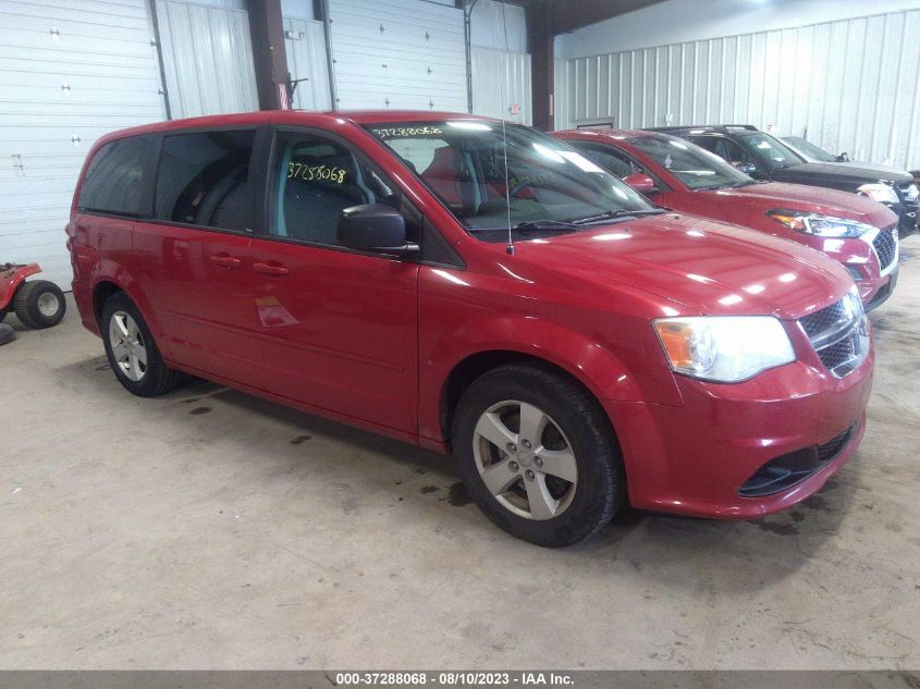 2013 DODGE GRAND CARAVAN SE - 2C4RDGBG3DR660317