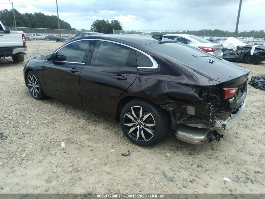 VIN 1G1ZG5ST7LF057152 2020 CHEVROLET MALIBU RS